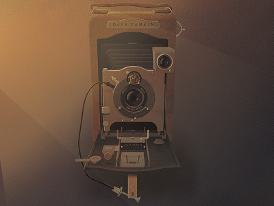 Throwback Camera Illustration #3 compositing design gig poster graphic design illustration illustrator music poster photoshop shading texturing