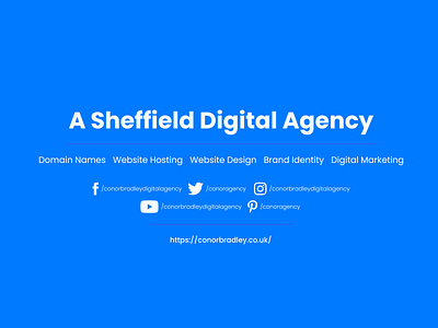 Conor Bradley - Sheffield Digital Agency Header