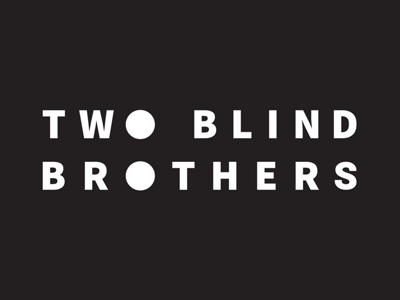 Two Blind Brothers Logo animation blind braille brothers logo two type update