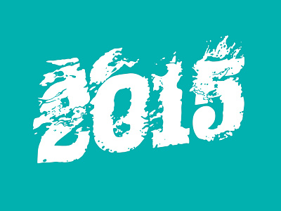 goodbye 2015 handdonetype illustrator newyears nye type typography vector