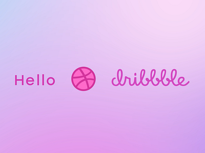 Hello, Dribbble! 👋 Animation 2d after effects animation branding color design drawing flat gif graphic design graphics hello dribbble hi dribbble illustration illustrator logo minimal motion graphics typography vector