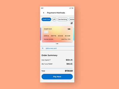 Daily UI 001 - Credit card checkout page ui