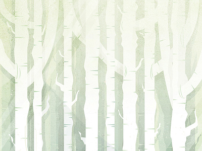 Greeny Fields design digital art forest graphic design illustration landscape nature trees vectors woods
