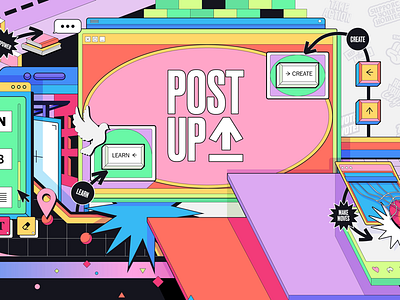Post Up! activism app education generator graphic design identity illustration interaction design march online protesting protest rally social activism social justice teen teen activism uiux web design youth