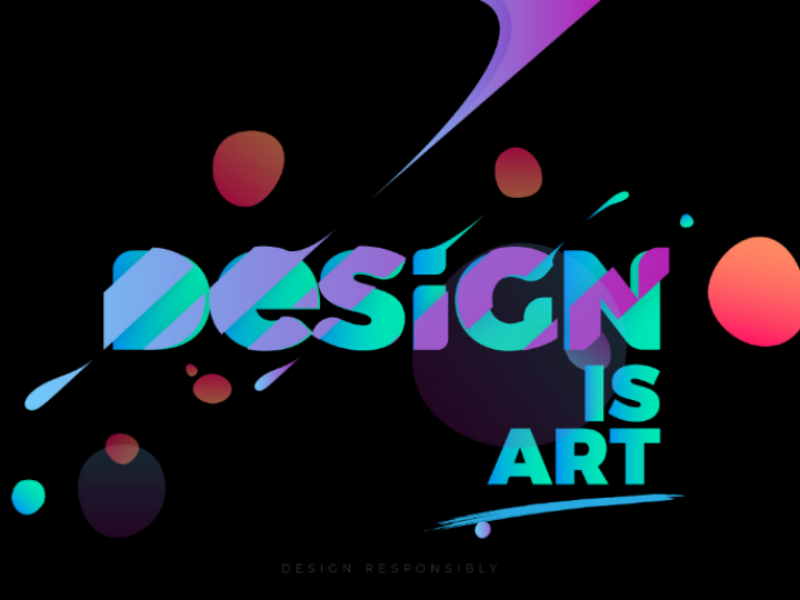 Design is art by andre swaby creative studio on Dribbble
