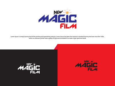 New Magic Film Logo branding graphic design logo
