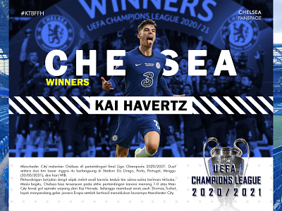 Poster - Chelsea Player UCL Series blue branding chelsea design graphic design layout poster