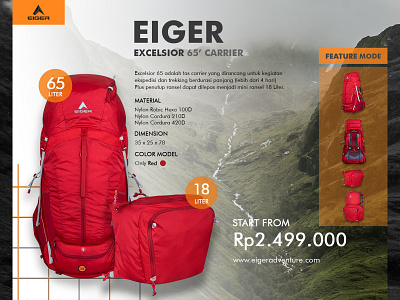 Graphic Design - Eiger branding design eiger graphic design marketing minimal outdoors