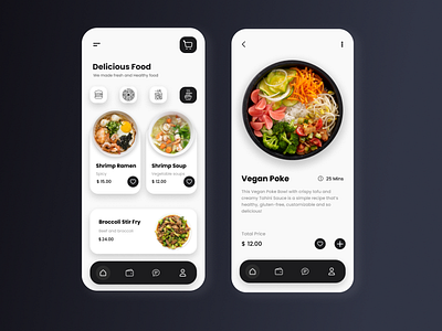 Food delivery app #2 app branding delivery design graphic design illustration logo ui ux