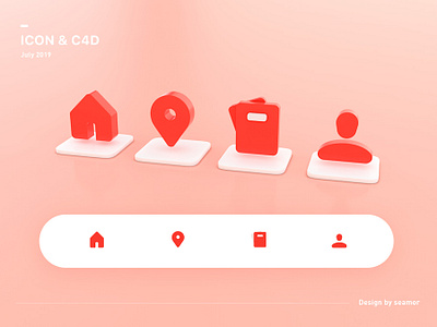 try Icon & C4d c4d design icons ui