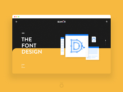 Font-page design font design graphic design ui vector web