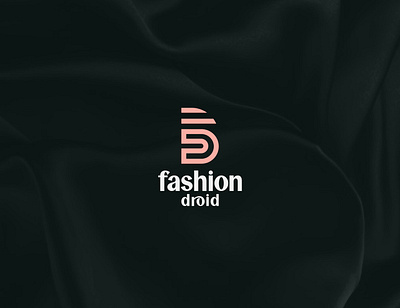 F+D FASHION DROID LOGO DESIGN app branding design graphic design illustration logo typography ui ux vector