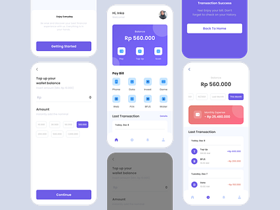 E wallet App - UI App