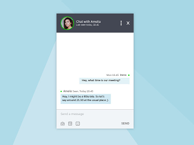 Daily UI - Day 13 - Direct Messaging chat daily100 dailyui day013 instant message message messaging sms ui