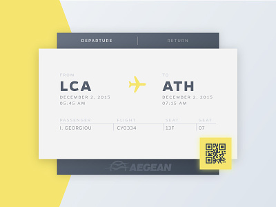 Daily UI - Day 24 - Boarding Pass air airlines airplane boarding daily100 dailyui day024 e ticket pass ticket ui