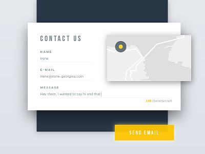 Daily UI - Day 28 - Contact Us button contact daily100 dailyui day028 form glow page send email ui