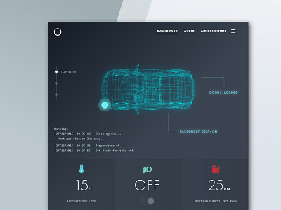Daily UI - Day 34 - Car Interface