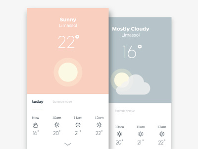 Daily UI - Day 37 - Weather app daily100 dailyui day037 mobile ui weather