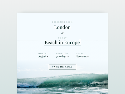 Day 68 Flight Search clean dailyui flight green inspiration minimal search travel typography