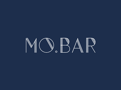MO.BAR Food & Drinks branding dailylogo dark blue dark green drinks food logo logodesign mark restaurant