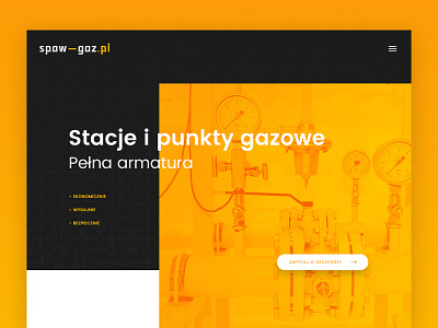 Spaw-Gaz landing page