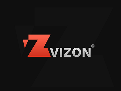 Vizon illustrator logo vizon
