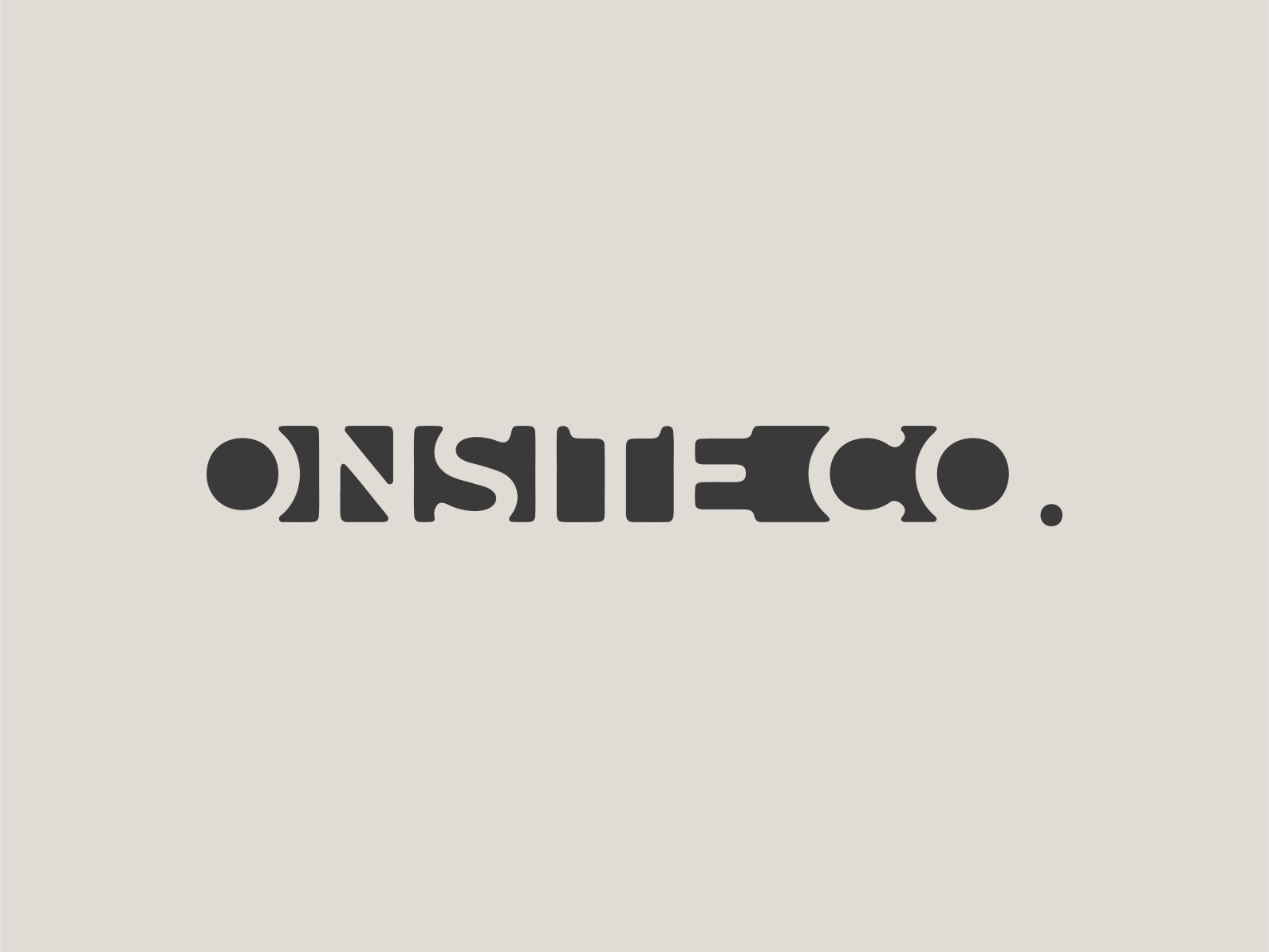 OnSite Co. Negative Space Logo by Drew Tirado on Dribbble