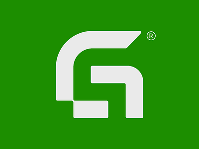 GoodSales logo option g geometric logo logo minimal monogram negative space s