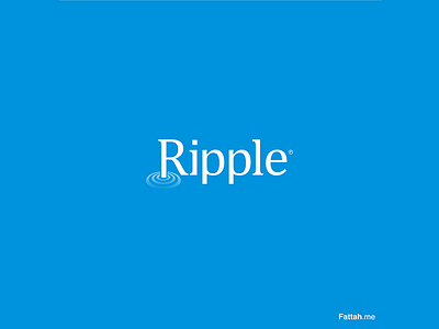 Ripple Logotype branding design logo logodesign logoforsale logotype minimal simple typography