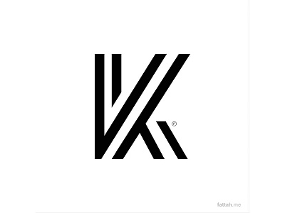 Unused Karyain Logo Concept branding design geometric k logo logodesign logoforsale minimal monogram monoline simple