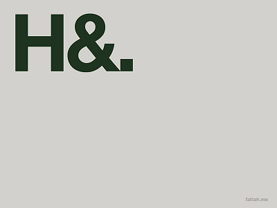 Hampersans Visual Identity brand identity branding design logo logodesign minimal monogram simple visual identity