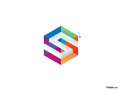 S Hexa Logo branding design geometric logo logodesign logoforsale monogram s