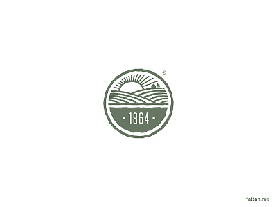 1864 Logo Concept branding design illustration logo logodesign vintage