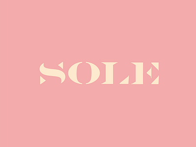 SOLE Brand Identity brand identity branding design geometric graphic design logo logodesign minimal visual identity