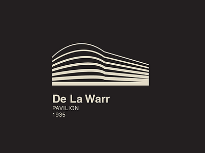 De La Warr Pavillion Logo branding design geometric graphic design illustration logo logodesign monogram