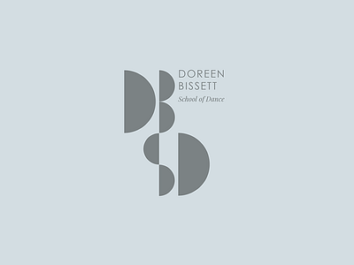 Dorrin Bissett School of Dance Brand Identity b brand identity branding d design graphic design logo logodesign s