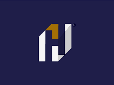 H+1 logo clean h logo minimal negative space