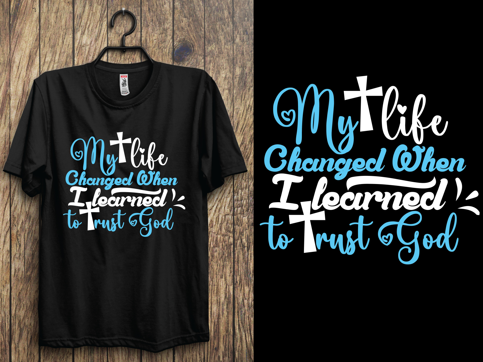 Jesus is my vaccine. christen t shirt design by Ekbal Hossain on