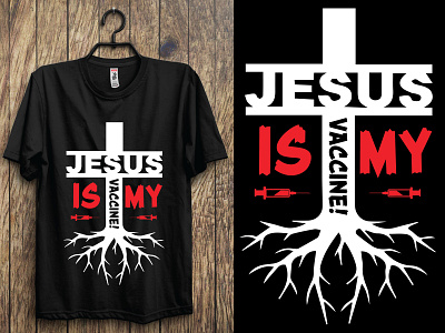 Jesus is my vaccine! Jesus t-shirt design. typography christian design