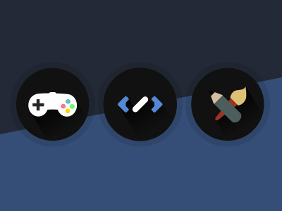 Icons design flat game icons illustration interface ui vector web