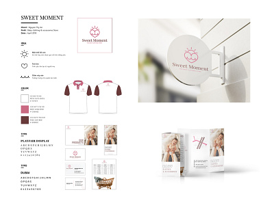 SWEET MOMENT - BABY CLOTHING STORE | BRAND IDENTITY