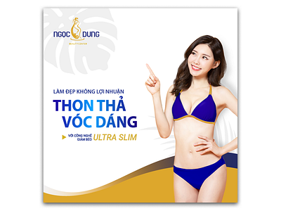 Ngoc Dung Beauty center | Social Media post advertising branding design graphic design illustration logo ui vector vietnam visual graphic