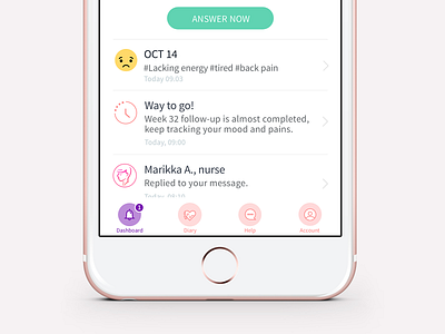 App concept for healthcare