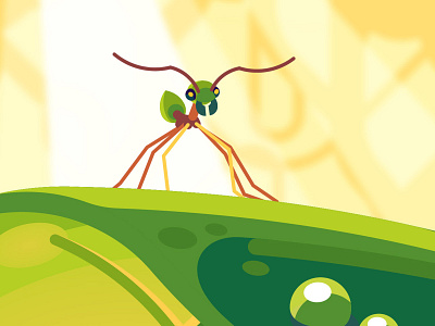 Mighty Weaver Ant adobeillustrator ants characterdesign digitalart illustration illustrator kurzgesagt macro nature vectoranimation vectorart