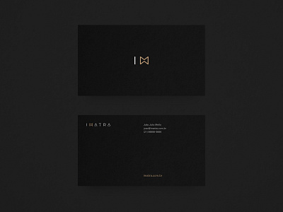 Imatra · Business Card Black