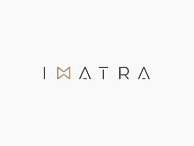 Imatra Logo black and white logo branding design elegant geometric identity logo minimal minimalist photography photography branding typography unique logo vector