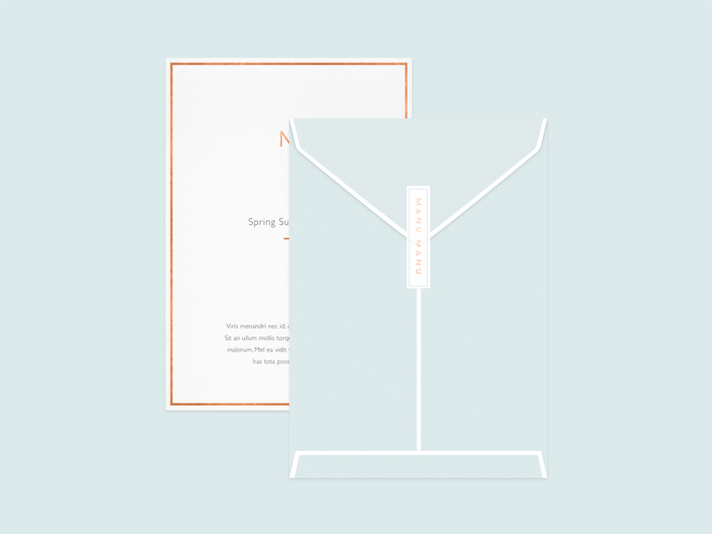 Manu Manu Stationary branding design fashion fashion brand identity logo minimal typography vector