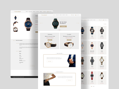 Web Design - Watch Store