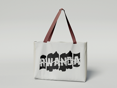 Rwanda tote bag design design illustration vector