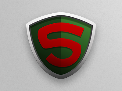 Icon SuperUser badge green icon red super typography